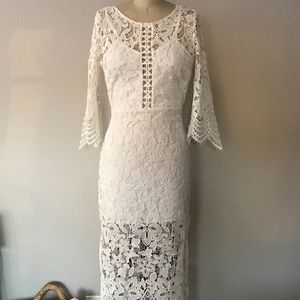 3/4 Sleeve lace dress
